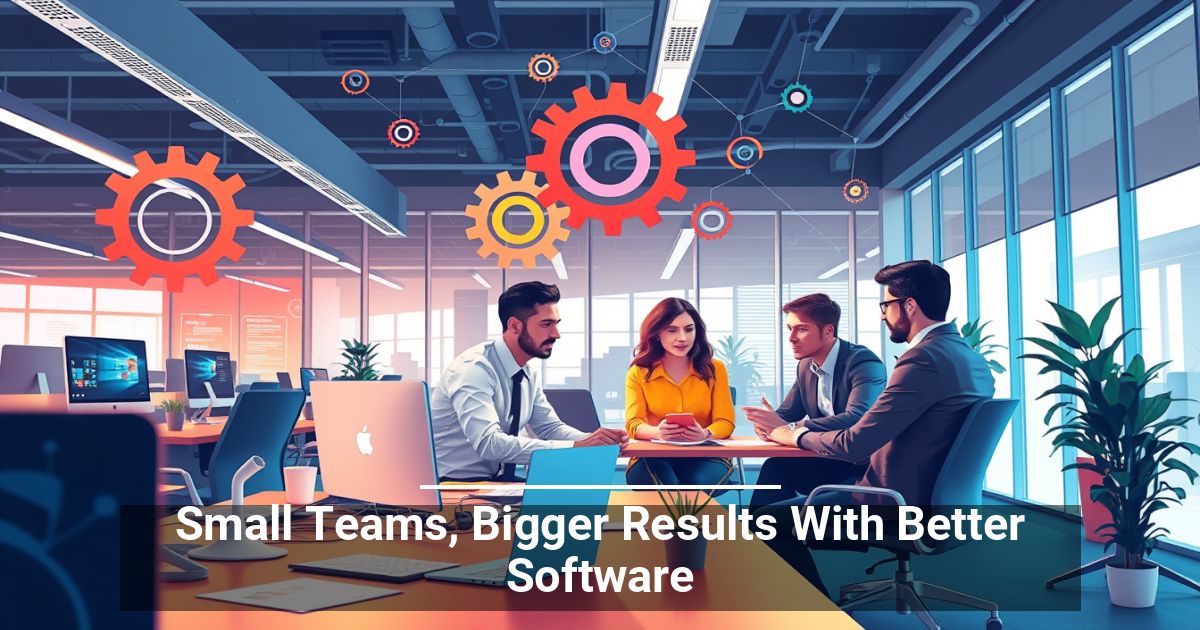 Small Teams, Bigger Results With Better Software
